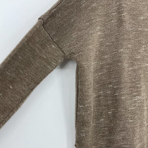 Wilfred heathered brown white vneck Sherbrooke top - Picture 13 of 16